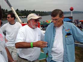 Tim, Frank Schneider and Brain at Seafair - 2005